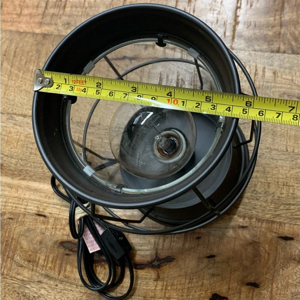 Rustic Black Metal Lantern